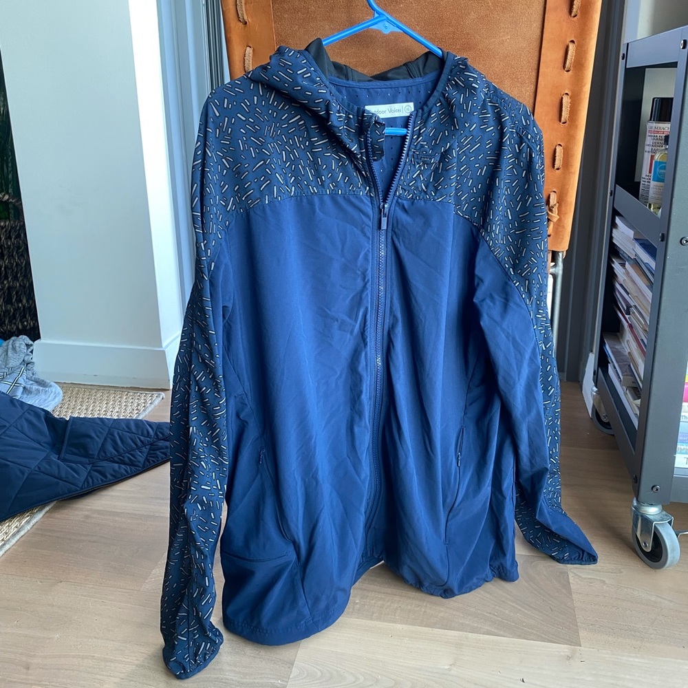 Outdoor Voices Unworn Windbreaker Hoodie